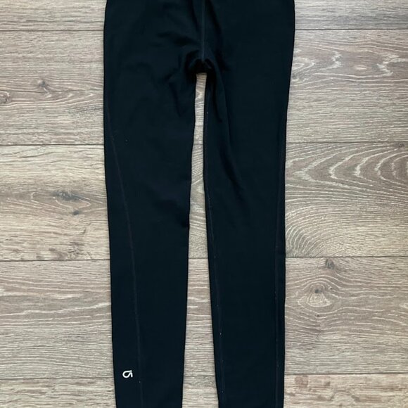 GapFit Black Full Length Athletic Pants Leggings Size XS - Picture 9 of 10